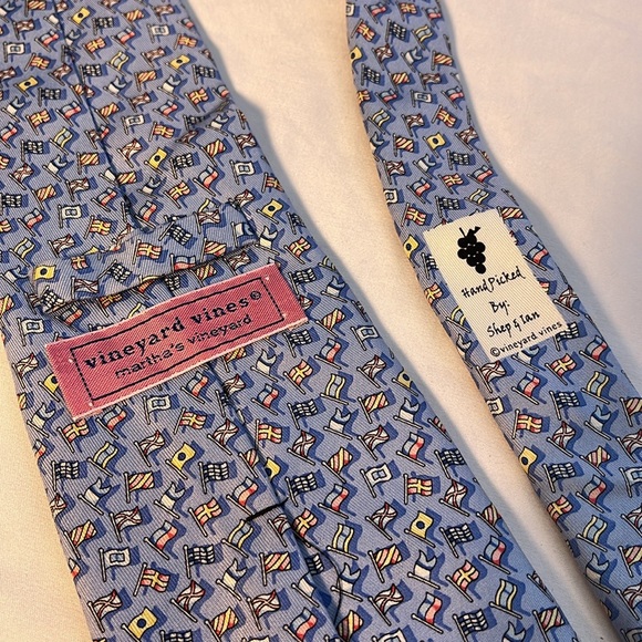 Vineyard Vines Tie Hand Picked: Shep & Ian Nautical Theme - Picture 4 of 6